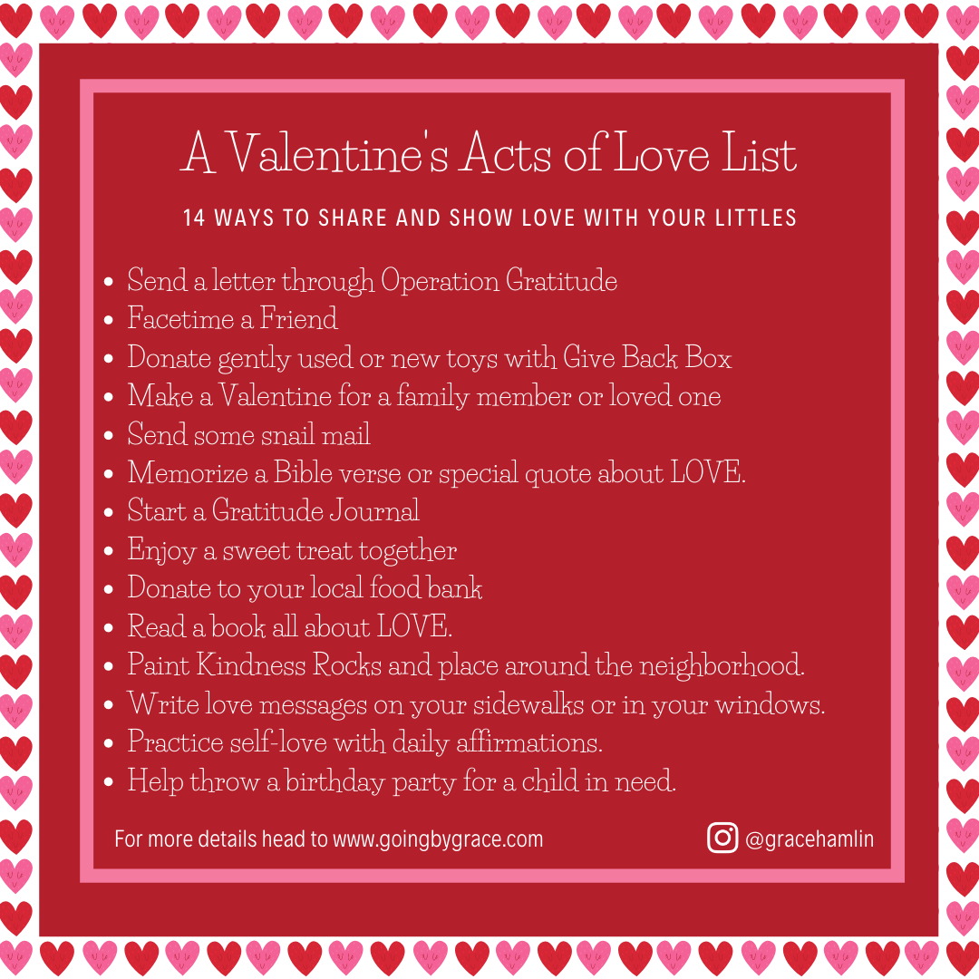 14 Days Of Love A Valentines Activity Guide